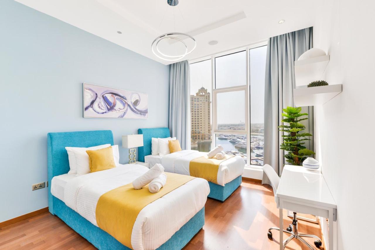 דובאי Tiara - Luxury Palm Jumeirah - Private Beach And Pool! מראה חיצוני תמונה