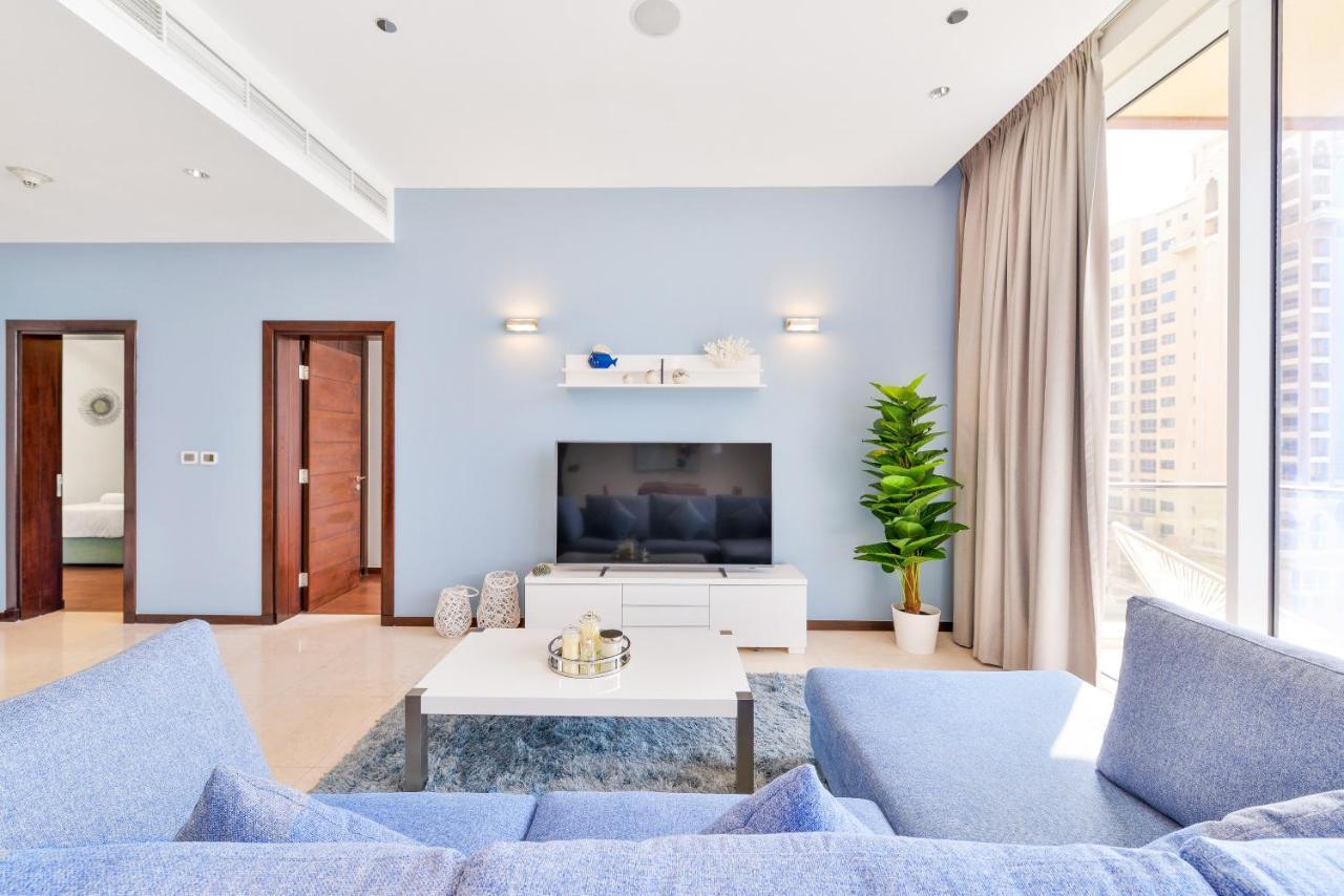 דובאי Tiara - Luxury Palm Jumeirah - Private Beach And Pool! מראה חיצוני תמונה