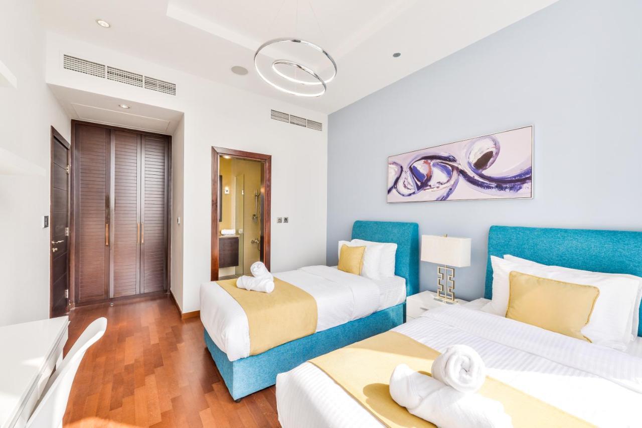 דובאי Tiara - Luxury Palm Jumeirah - Private Beach And Pool! מראה חיצוני תמונה