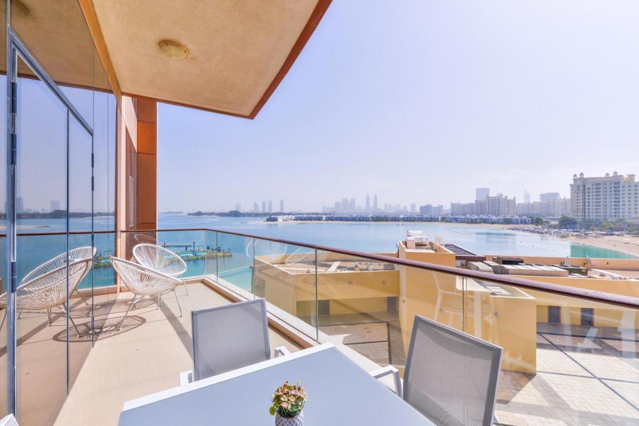 דובאי Tiara - Luxury Palm Jumeirah - Private Beach And Pool! מראה חיצוני תמונה