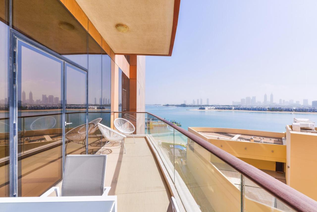 דובאי Tiara - Luxury Palm Jumeirah - Private Beach And Pool! מראה חיצוני תמונה