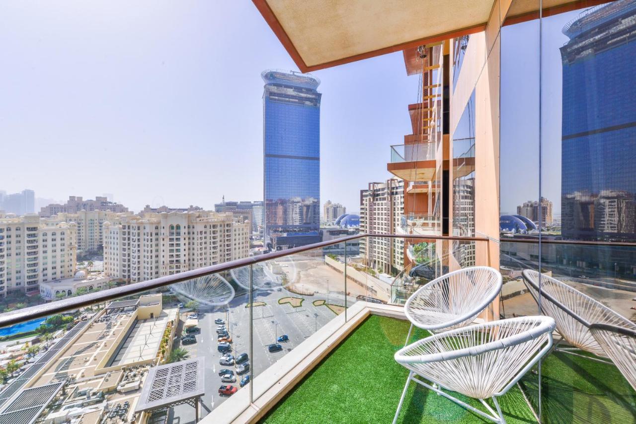 דובאי Tiara - Luxury Palm Jumeirah - Private Beach And Pool! מראה חיצוני תמונה
