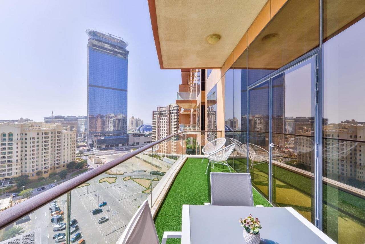 דובאי Tiara - Luxury Palm Jumeirah - Private Beach And Pool! מראה חיצוני תמונה