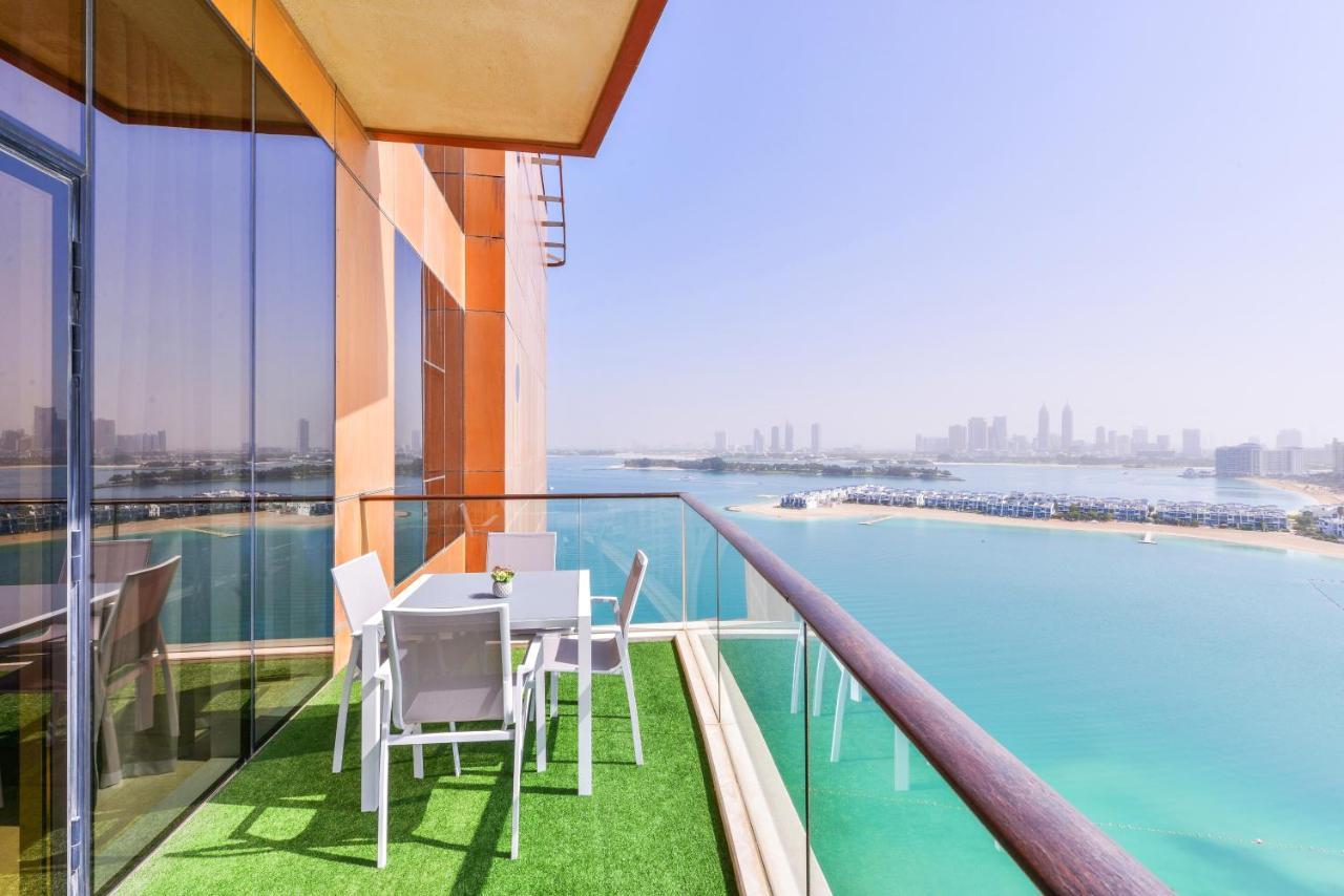 דובאי Tiara - Luxury Palm Jumeirah - Private Beach And Pool! מראה חיצוני תמונה